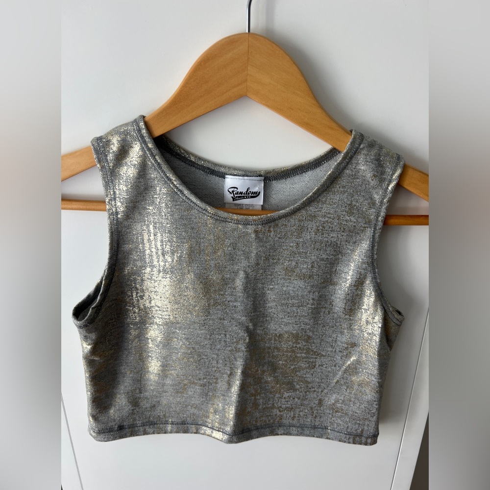 Random hearts metallic tank brand new with tags